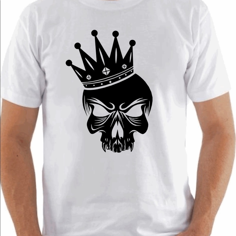 King vampire skull t-shirt unisex